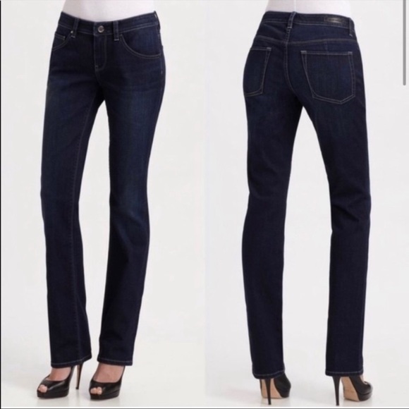 Elie Tahari Denim - Elie Tahari Nicola Classic Straight Leg Jeans